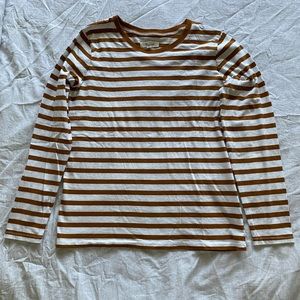 Madewell Striped Long Sleeve Tshirt